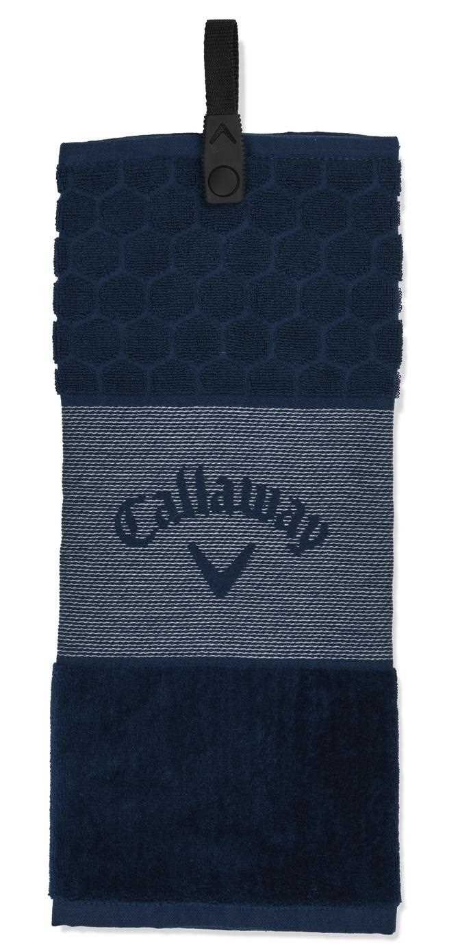 Callaway Tri-Fold 23 toalla de golf 16"x21" (40x53 cm), azul marino