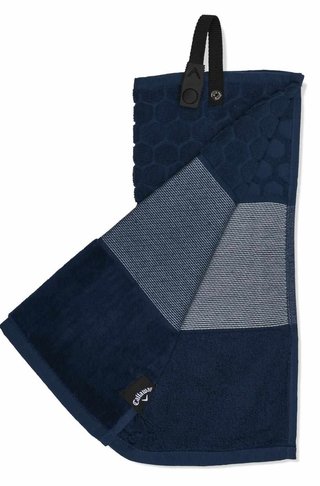 Callaway Tri-Fold 23 toalla de golf 16"x21" (40x53 cm), azul marino