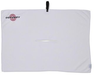 Odyssey Microfiber toalla de golf 30"x20" (76x50cm), blanca