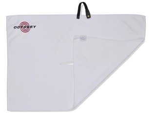 Odyssey Microfiber toalla de golf 30"x20" (76x50cm), blanca
