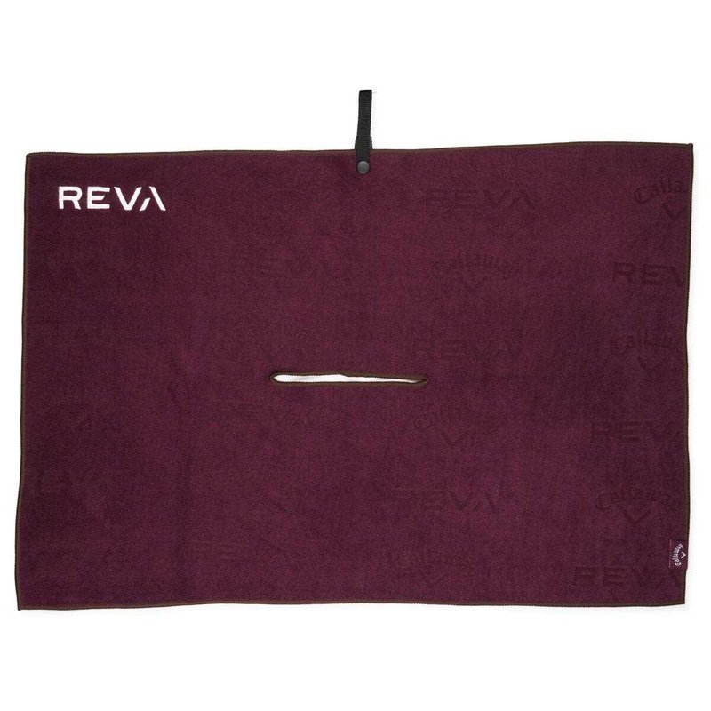 Callaway Reva Outperform toalla de golf 30"x20" (76x50cm), berenjena