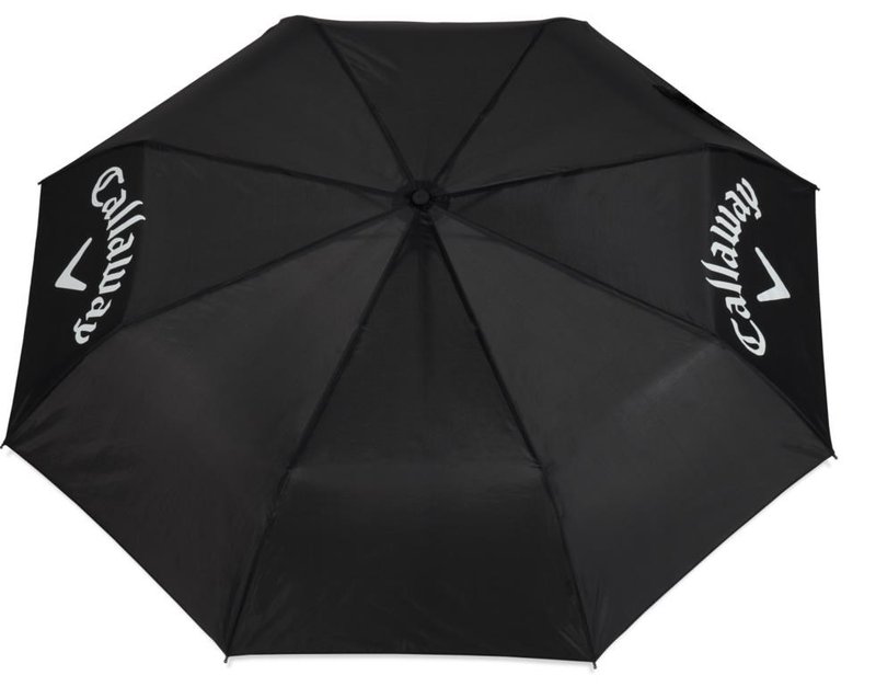 Callaway Golf Callaway 43" Single Canopy Collapsible paraguas, negro/blanco