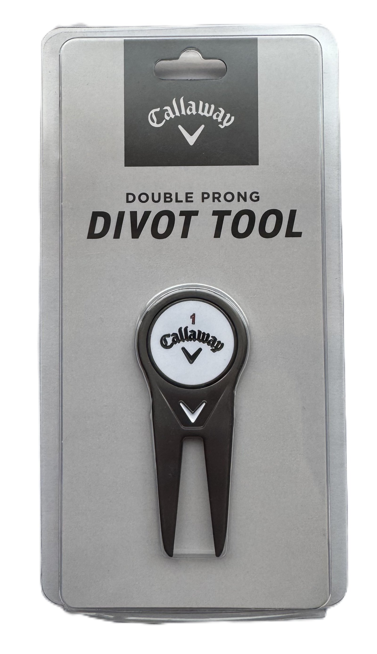 Callaway Divot Tool + marcador Callaway, gunmetal