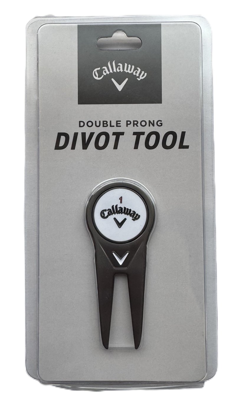 Callaway Divot Tool + marcador Callaway, gunmetal