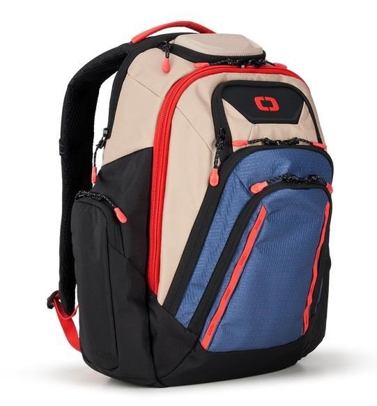 Ogio Gambit Pro Backpack 25L bolsa, tan/blue/red
