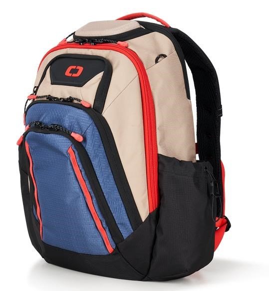 Ogio Gambit Pro Backpack 25L bolsa, tan/blue/red