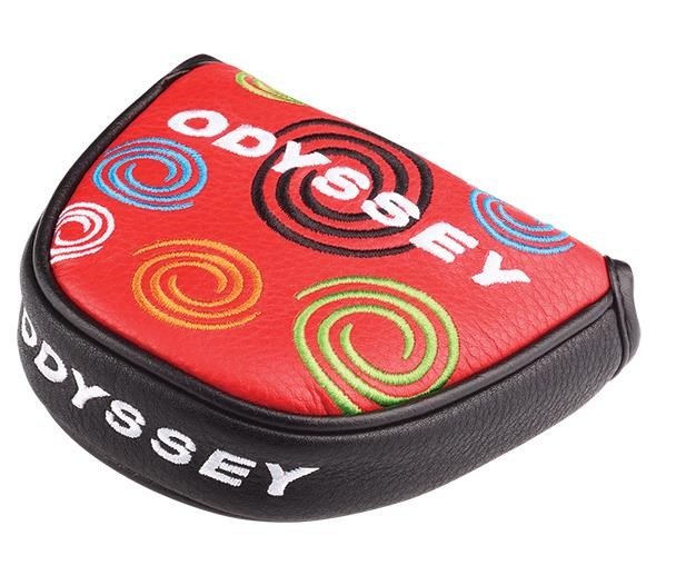 Odyssey Tour Swirl Mallet Putter Headcover Rojo