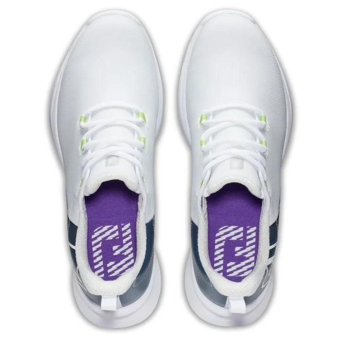 FootJoy Fuel Sport zapatos de golf mujer, blanco/marino