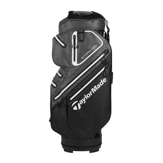 TaylorMade Storm-Dry Waterproof cart bag, negro/gris