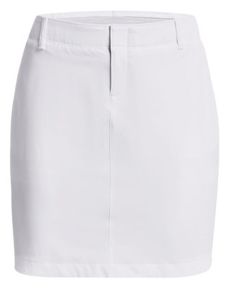 Under Armour Links Woven falda pantalón de golf para mujer, blanca