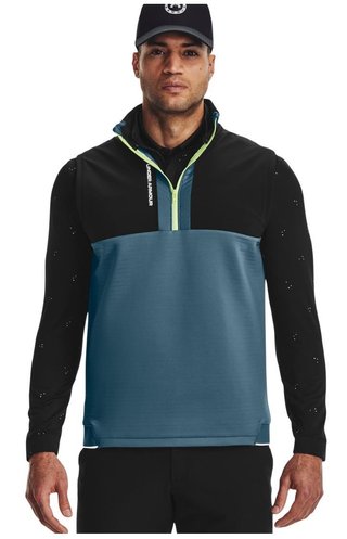 Under Armour Storm Daytona chaleco de hombre, negro/azul estático