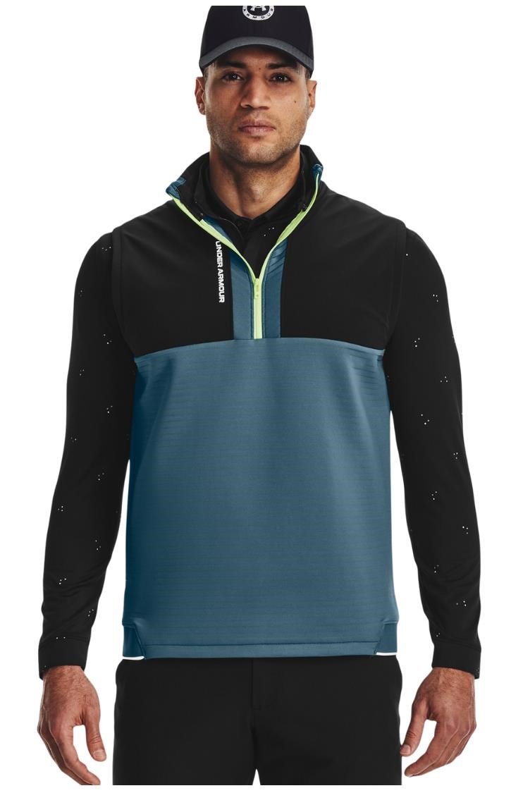 Under Armour Storm Daytona chaleco de hombre, negro/azul estático