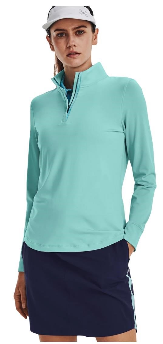 Under Armour Playoff 1/4 Zip sudadera de mujer, azul