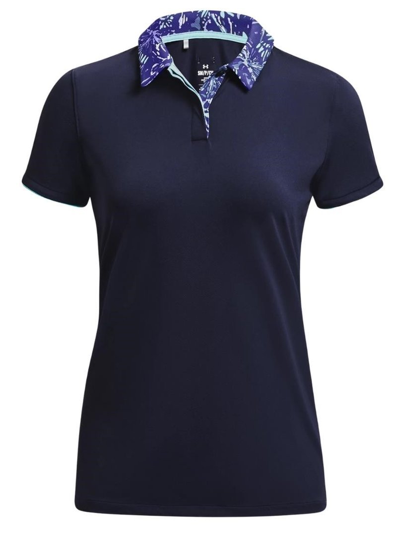 Under Armour Iso-Chill polo de mujer, azul marino