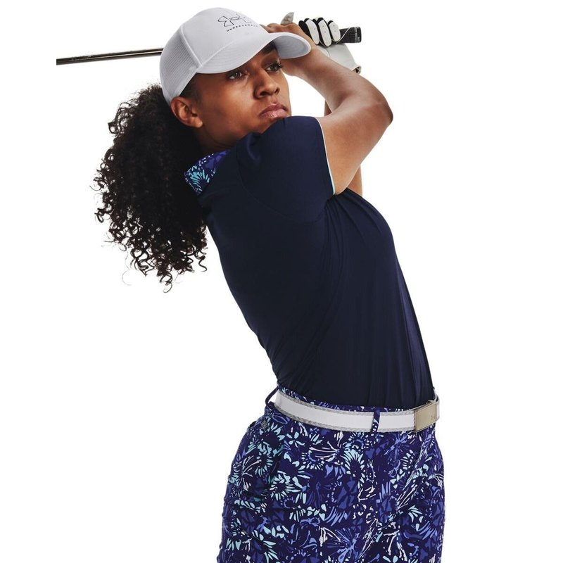 Under Armour Iso-Chill polo de mujer, azul marino