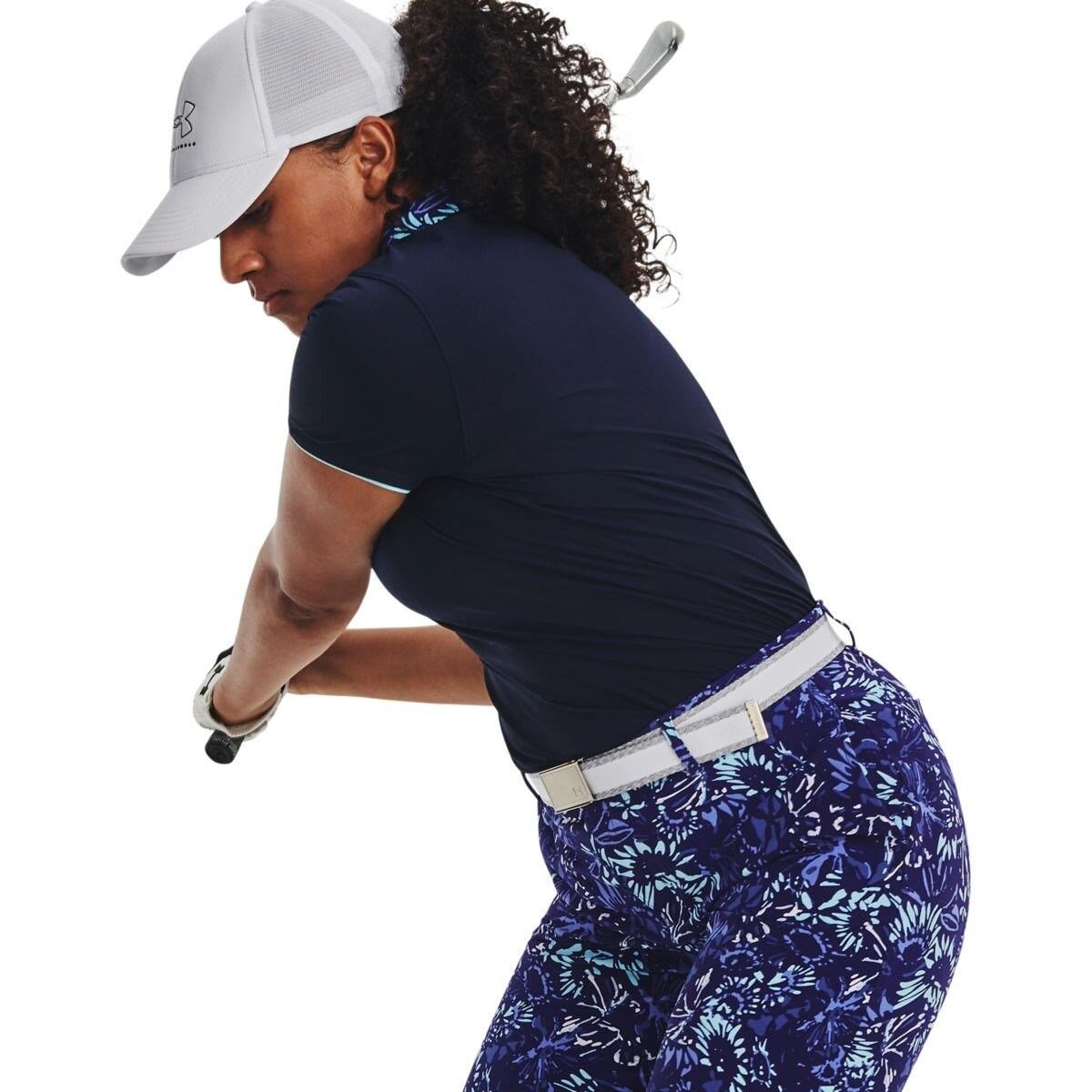 Under Armour Iso-Chill polo de mujer, azul marino