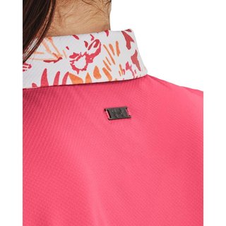 Under Armour Iso-Chill polo de mujer, rosa