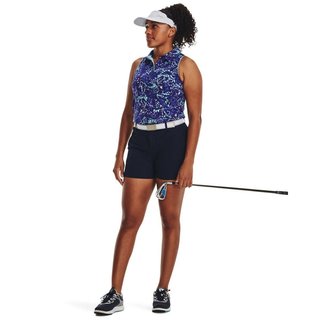 Under Armour Iso-Chill Sleeveless polo de mujer, azul sonar