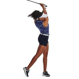 Under Armour Iso-Chill Sleeveless polo de mujer, azul sonar
