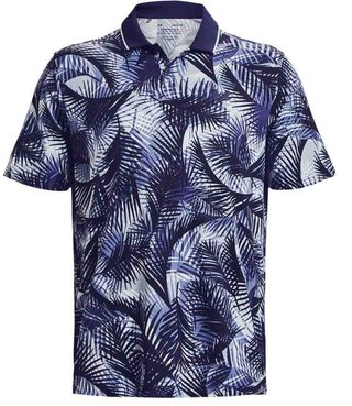 Under Armour Iso-Chill Graphic Palm polo de hombre, azul marino