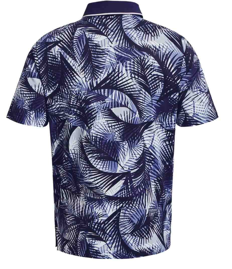 Under Armour Iso-Chill Graphic Palm polo de hombre, azul marino