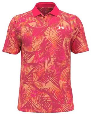 Under Armour Iso-Chill Graphic Palm polo de hombre, rosa