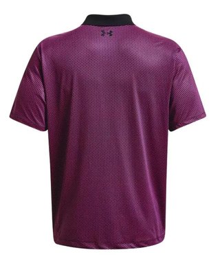 Under Armour Performance 3.0 Printed polo de hombre, negro/rosa