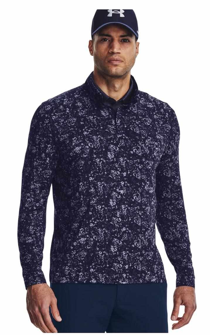 Under Armour Playoff Printed 1/4 Zip sudadera de hombre, navy