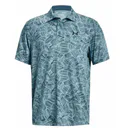 Under Armour Playoff 3.0 Printed polo de hombre, still water/static blue