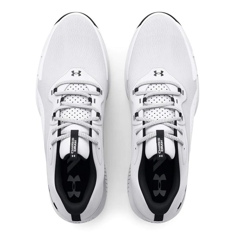 Under Armour Charged Draw 2 zapatos de golf para hombre, blancos
