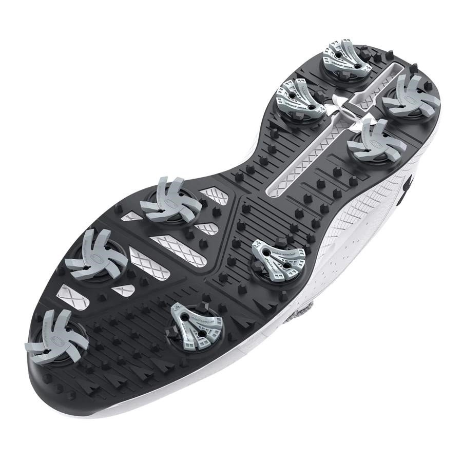 Under Armour Charged Draw 2 zapatos de golf para hombre, blancos