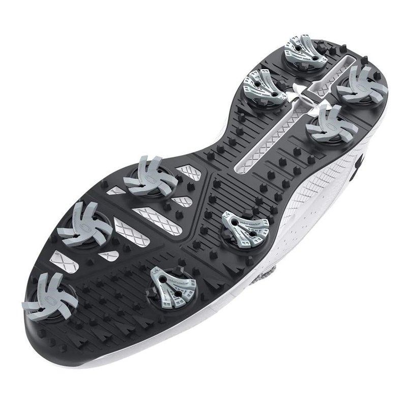 Under Armour Charged Draw 2 zapatos de golf para hombre, blancos