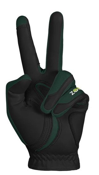 Zoom Zoom Hybrid guante de golf para hombre, verde