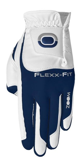 Zoom Zoom Hybrid guante de golf para hombre, blanco/azul