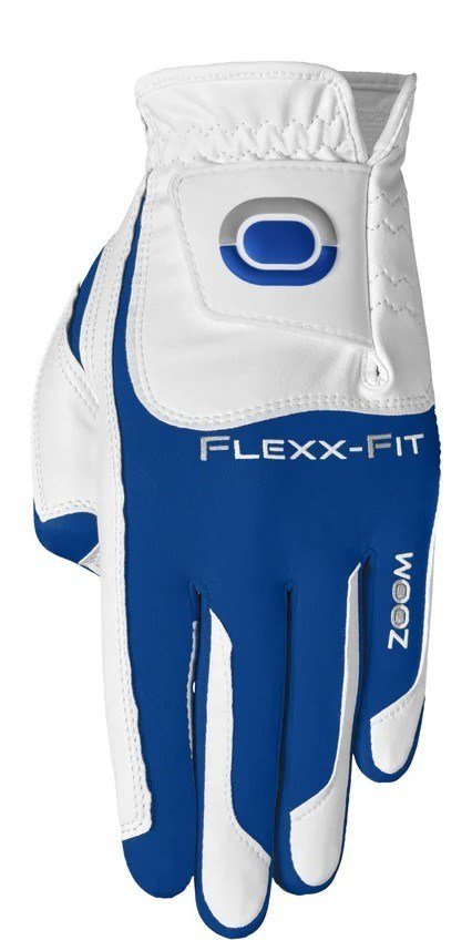 Zoom Zoom Hybrid guante de golf para mujer, blanco/azul