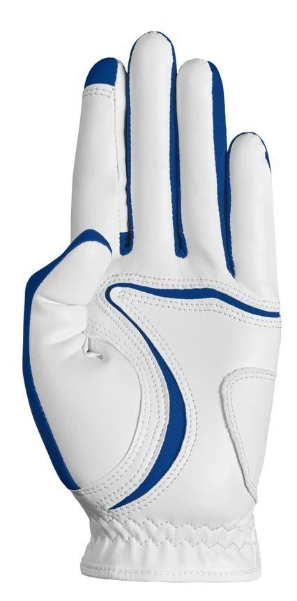Zoom Zoom Hybrid guante de golf para mujer, blanco/azul
