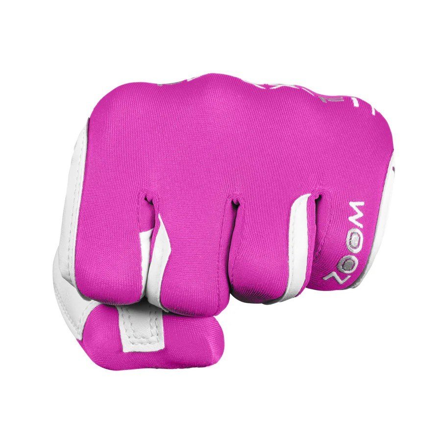 Zoom Zoom Hybrid guante de golf para mujer, blanco/rosa