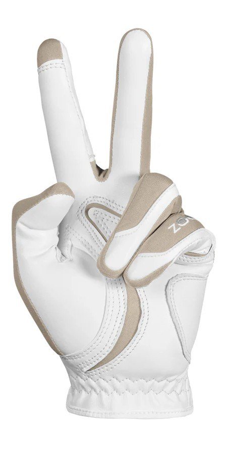Zoom Zoom Hybrid guante de golf para mujer, beige