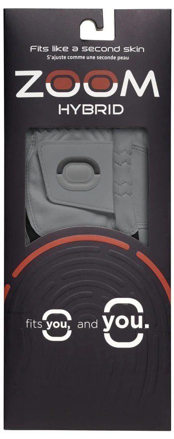 Zoom Zoom Hybrid guante de golf para mujer, gris