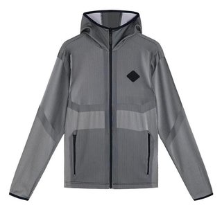J.Lindeberg Jacquard sudadera con capucha de hombre, navy