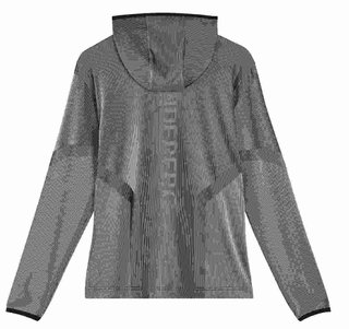 J.Lindeberg Jacquard sudadera con capucha de hombre, navy