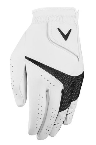 Callaway Weather Spann guante de golf para hombre, blanco