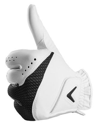 Callaway Weather Spann guante de golf para hombre, blanco