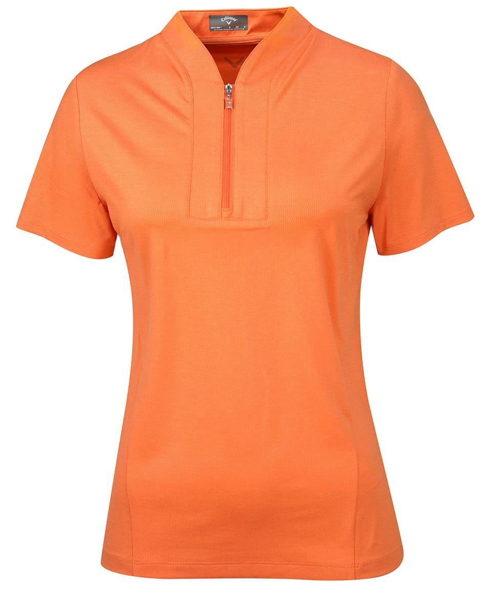 Callaway Tonal Heather polo de mujer, nectarine heather