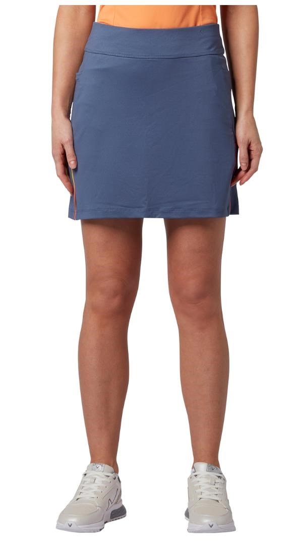 Callaway Chroma Stripe falda pantalón de mujer, azul índigo