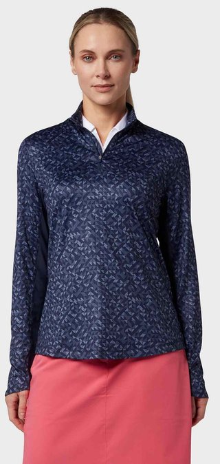 Callaway Shape Shifter Geo sudadera de mujer, peacoat