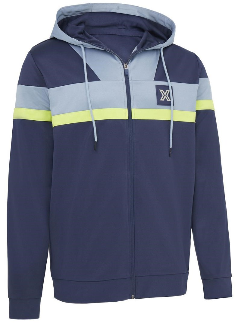 Callaway Blocked Full Zip sudadera con cremallera para hombre, navy blazer