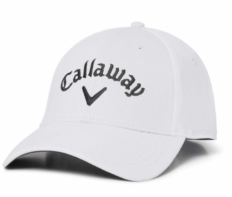 Callaway Side Crested gorra de mujer, blanca