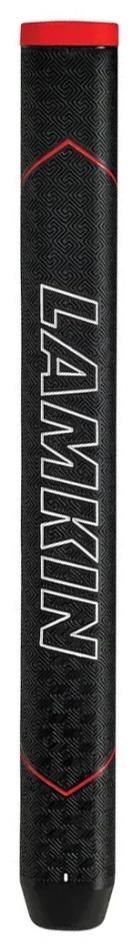 Lamkin SINKFIT Rubber Straight grip para putter, STANDARD, negro/rojo