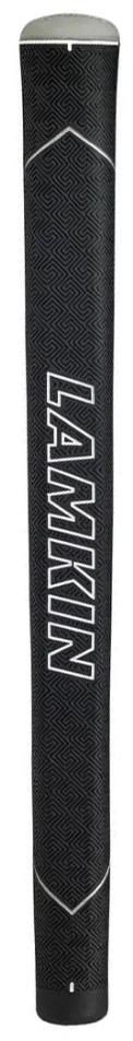 Lamkin SINKFIT Rubber Skinny Pistol grip de putter, estándar, negro/plata
